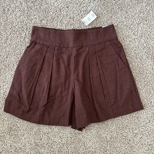 NWT Abercrombie linen shorts